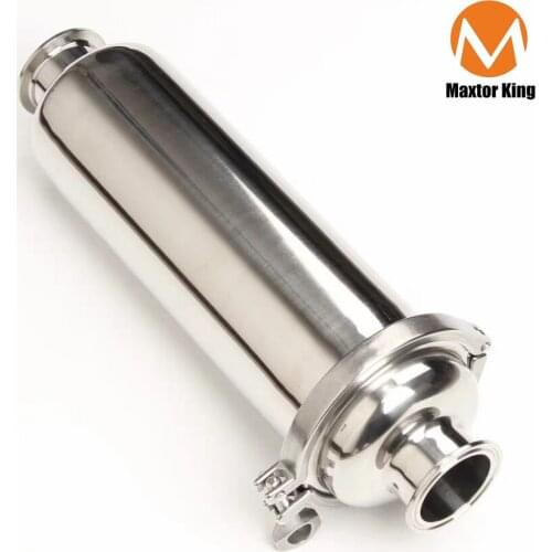 MK Fit OD 19mm 25mm 32mm 38mm Pipe Tri Clamp In-line Filter Strainer Homebrew Beer Brewing SUS 304 Stainless Steel