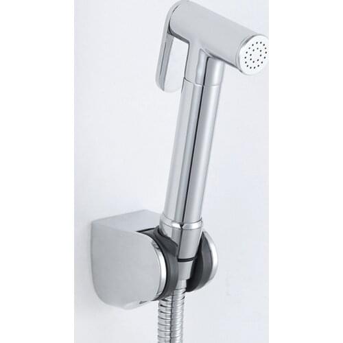 Solid brass chrome Handheld Bidet brass chrome shower stainless steel 1.5m shower pipe BD220-1
