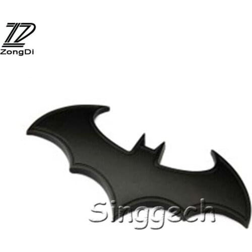 ZD Car styling For Volvo S60 V70 XC90 XC60 Subaru Forester Peugeot 307 206 308 407 2008 3D Bat Metal Stickers On Car Accessories