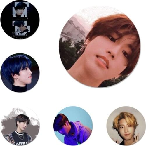 Han Jisung Stray Kids Icons Pins Badge Decoration Brooches Metal Badges For Backpack Decoration 58mm