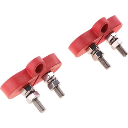 10mm Marine Grade 316 Stainless Steel Screw Terminal Block Connector with Double Studs