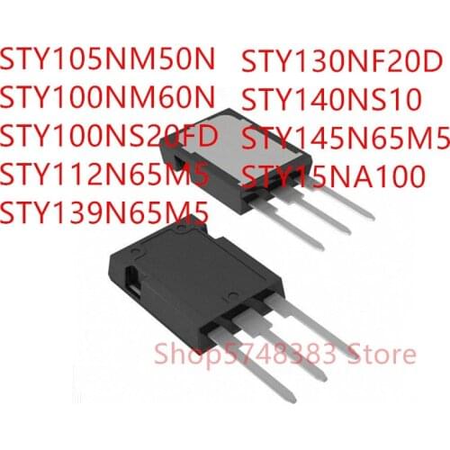 10PCS STY105NM50N STY100NM60N STY100NS20FD STY112N65M5 STY139N65M5 STY130NF20D STY140NS10 STY145N65M5 STY15NA100 MAX247