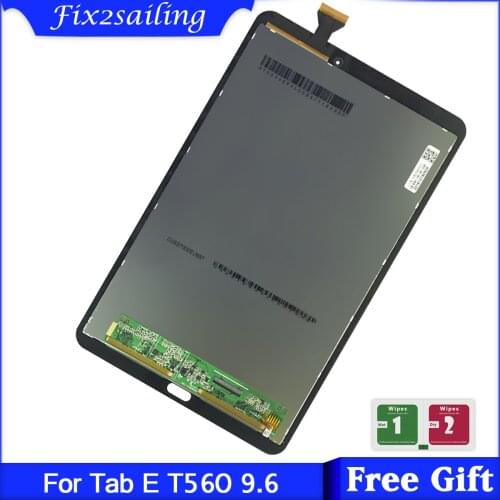 100% Test 9.6'' Display For Samsung Galaxy Tab E 9.6 SM-T560 T560 SM-T561 LCD Display Assembly Touch Screen Digitizer lcd Panel