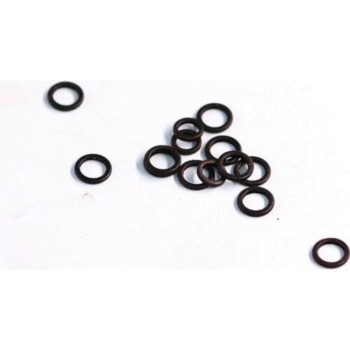 1000pcs Black Carp Round Rig O Ring Stainless Steel Strong Pull False Lure Connector Quick Change Fishing Tackle Accessories