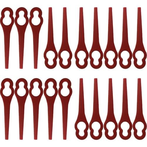 20pcs Plastic Blade Leaf For Parkside Cordless Lawn Trimmer PRTA 20-Li A1 - LIDL IAN 311046 Garden Timmer Tool Parts Garden Tool