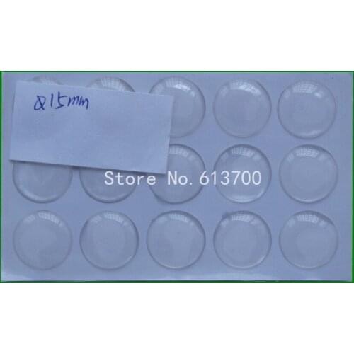 Wholesale 2000 pcs Soft Clear Epoxy Sticker Resin 15mm Circle Round For DIY Craft epoxy sealer