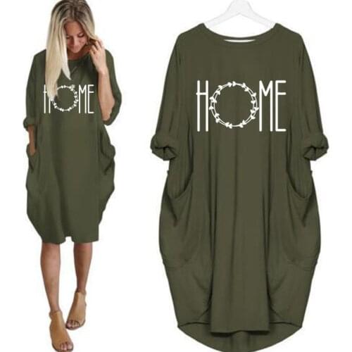 2020 Fashion T-Shirt For Women Pocket Home Letters Print Tshirt Tops Graphic Tees Women Off The Shoulder vintage