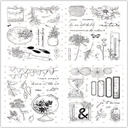 2021 NEW transparent Clear Silicone Stamp/Seal for DIY scrapbooking/photo album Decorative B1003