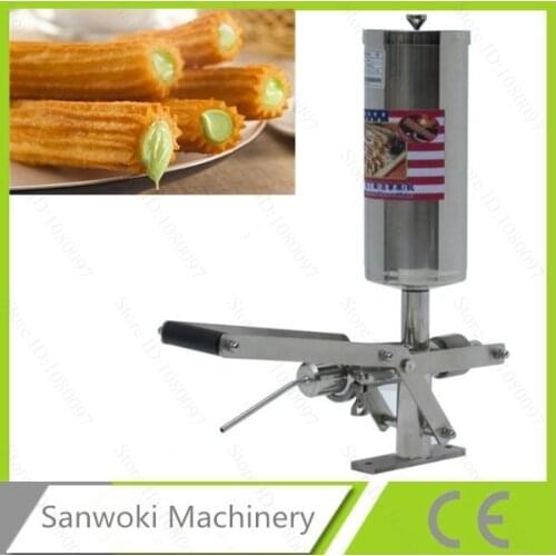 5L capacity 304 Stainless steel churros filling machine/churro filler/churro filling machine/cream filler/cream filling machine