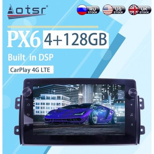 4+128GB For Suzuki SX4 2006 - 2017 Android 10 BT WIFI Wireless Carplay Car Multimedia Radio Player GPS Navigation Stereo