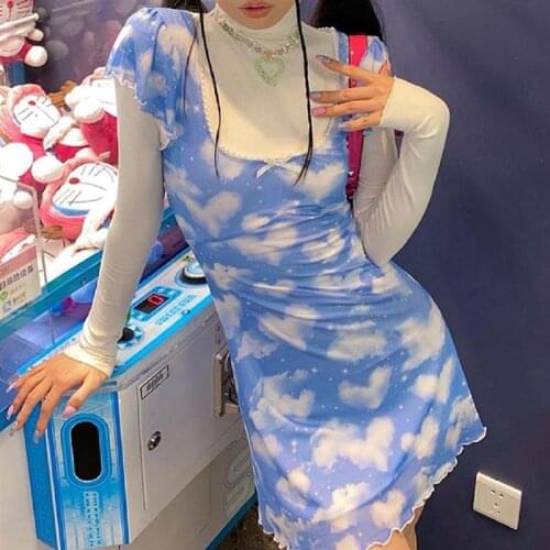 Синие летние платья Comtervi China At AliExpress