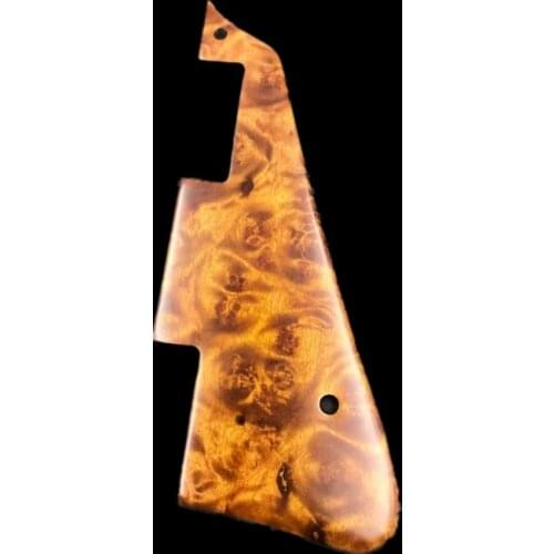 Hand-made solid birds eye wood Gibson Les Paul Guitar Pickguard