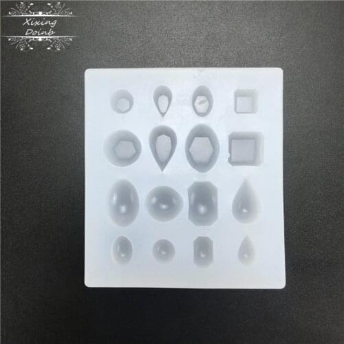 Doinb Water drop gem, silicone soft candy mold cake decorating tool candy chocolate Soft Candy Mold