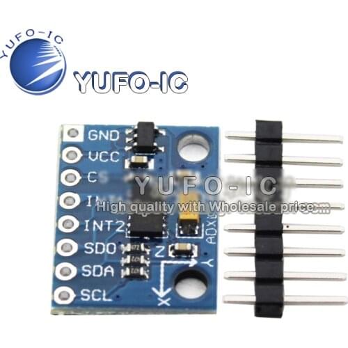 GY-291 ADXL345 number three axle load force gradient acceleration module code