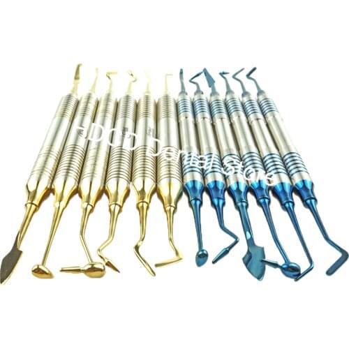 6Pcs/set Dental Resin Filling Tools Composite Filling Spatula Stainless Steel Dentistry Repair Instrument Dentist Material