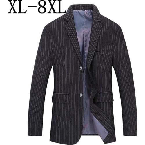 Size 8XL 7XL 6XL 2020 New Men Brand Suit Jacket Blazer Autumn Top Quality Business Loose Men Suit Business Masculino Blazers