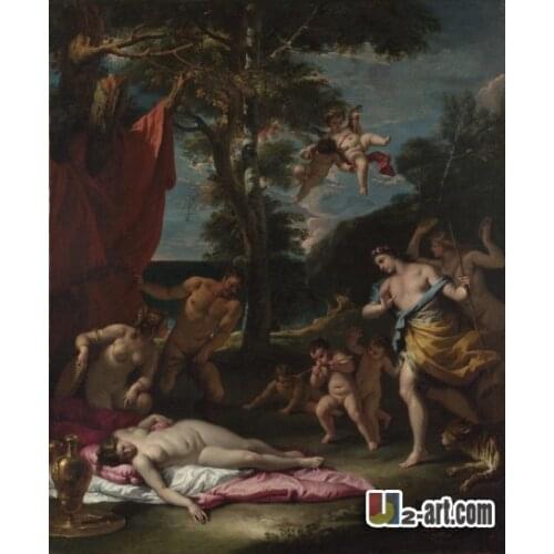 Canvas Prints ( Sebastiano Ricci Bacchus and Ariadne) wholesale home supplies giclee printing on canvas Religion-193
