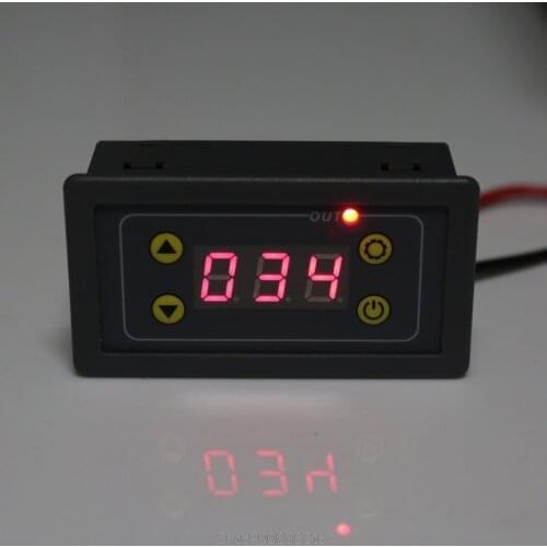 DC 5V 12V 24V AC 110V 220V Digital Time Delay Relay Cycle Timer Control Switch Adjustable Timing Relay Time O14 20 Dropship