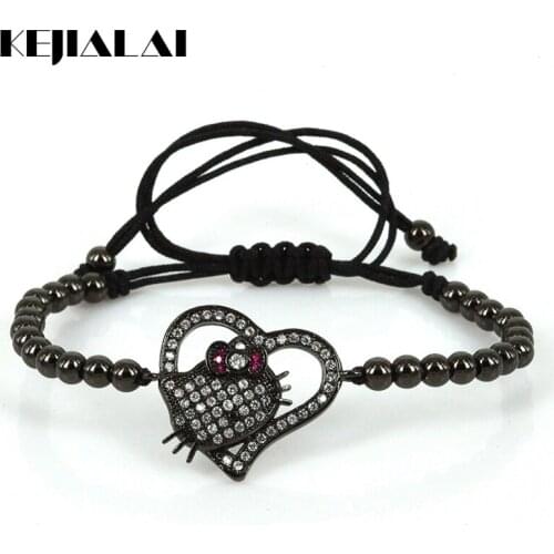 Luxury Fashion Shiny Noble Heart Charm Bracelets Angle Wings Jewelry for Women Girls Pulsera Gift