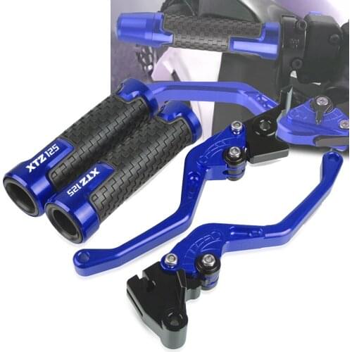 7/8'' 22MM Brake Clutch Levers XTZ 125 FOR YAMAHA XTZ125 2003-2016 Motorcycle Accessories CNC Aluminum LOGO Handle Bar Grips