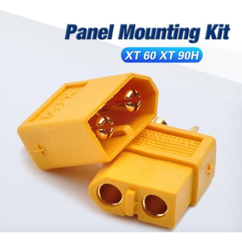 Amass XT60 XT90 Plug Connectors Male and Female Panel Mounting Kit Accessorie
