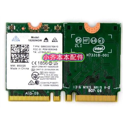 Brand new Tri Band Wireless-AC 18260 18260NGW 802.11ad ac 867Mbps 2.4&5G BT4.2 WiFi wireless network card PK 8260NGW