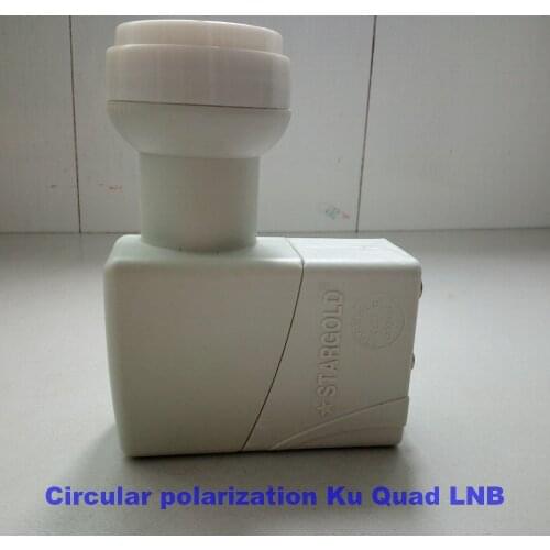 STARGOLD SG300 Circular polarization Quad LNB 10.75GHz Best Signal digital HD KU Band High Gain Low noise satellite LNB