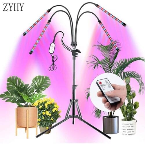 LED Bracket With Remote Control Plant GroW Light 5V USB Full Spectrum Plant Lamp For Indoor VEG Flower Seedling Fitolampy