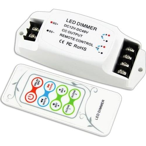 Universal Wireless Rf Remote Control Wireless Led Color Temperature Controller with CE FCC RoHs certification