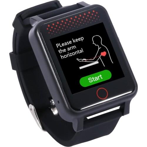 Waterproof GPS Tracker 1.54 inch Touch screen Smart Monitoring Positioning SOSGPS Watch heat rate blood pressure for IOS Android