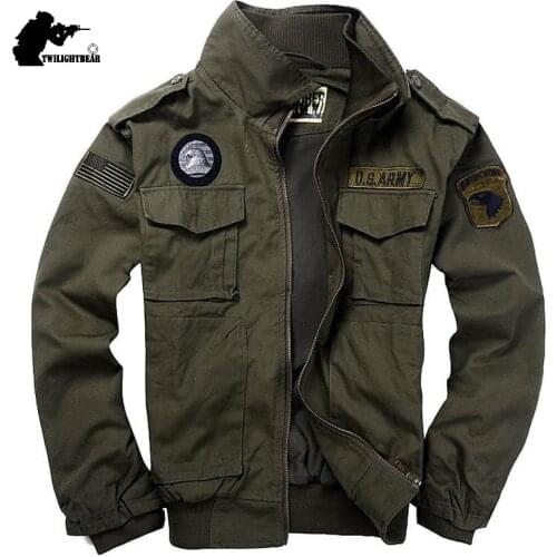 Brand Mens 101 Flight Jackets Military Uniform Autumn Winter Multi-pocketed Thick Male Casual Jacket Coat Men parkas 3XL CF1620