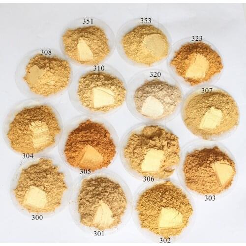 50g Gold Powder,Healthy Natural Mineral Mica Powder, Powder Pigment, DIY Decoration Paint Cosmetic Metal Gold Dust Soap Dye