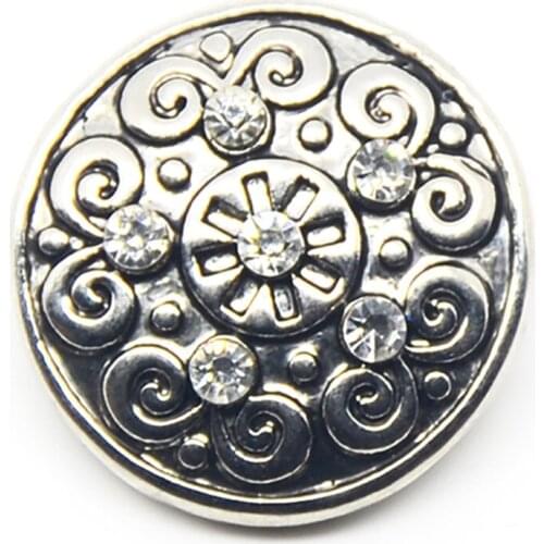 18MM Metal Charm For Women Men DIY Bracelet Jewelry Wholesale