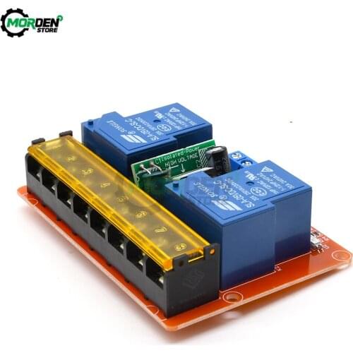 2 Channel 30A High and Low Level Trigger Control Relay Module with Isolated Board DC5V/AC100-250V