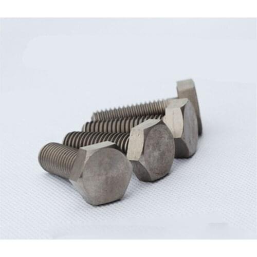 2PCS Pure Titanium Bolt TA2 Hexagon Screw M4 External head screws 10-40mm Length