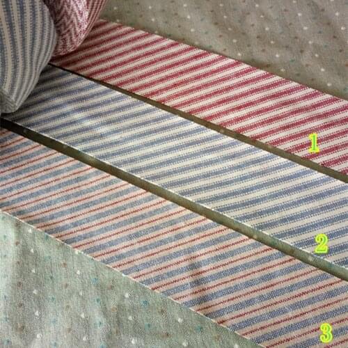 3.6cm Yarn Dyed Cotton Bias Binding Tapes Ribbon, Handmade Patchwork Cotton Fabric Trimming Upholstery Sewing Accessories 6 M