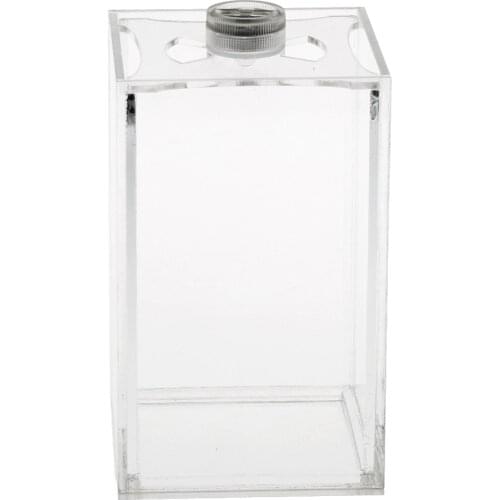 Acrylic Transparent Aquarium Tropical Sea Aquatic Rumble Fish Small LED Tank
