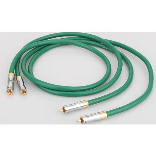 A54 High Quality 2328 Pure Copper HiFi Audio cable RCA interconnect cable Audiophile RCA TO RCA Audio Cable