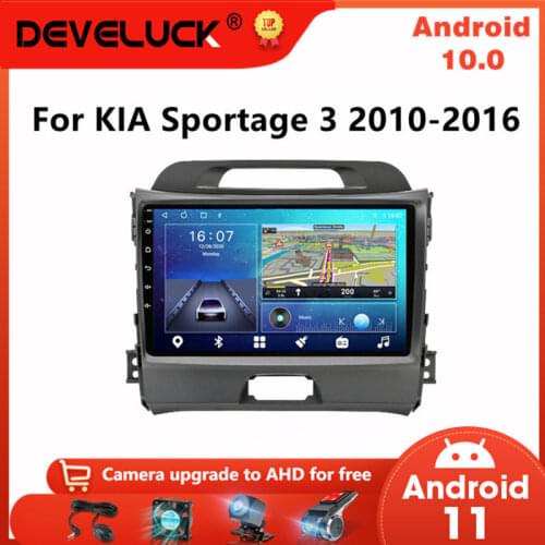 Android 10 2Din Car Player Stereo audio Radio For KIA Sportage 3 2010-2016 Multimedia Video Autoradio Navigation 4G WiFi MP5 DVD