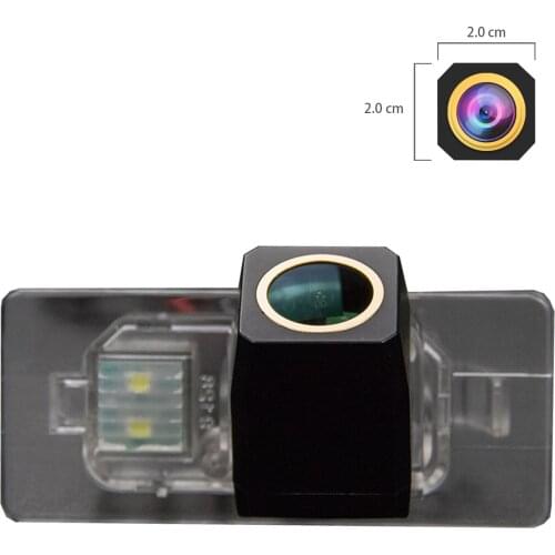 Misayaee Golden HD Car Rear View Reverse Camera Plate Light for Audi A1 A3 8P A4 A5 S4 RS4 A6 C6 S6 RS6 A8 S8 Q7 Q5