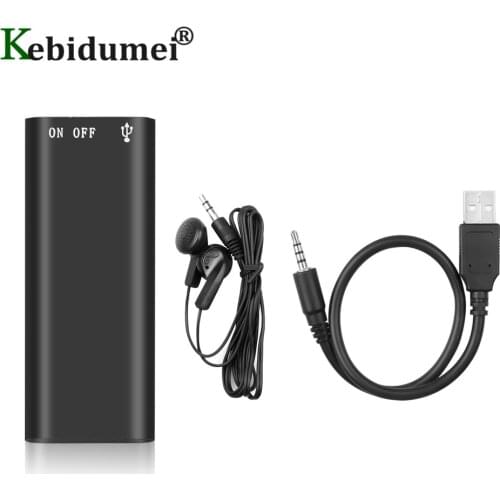 8GB Mini Digital Audio Voice Recorder Dictaphone Stereo MP3 Music Player 3 in 1 8GB Memory Storage USB Flash Disk Drive Newest