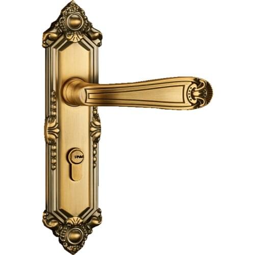 Wooden door lock indoor bedroom silent room door lock toilet household universal magnetic suction lock