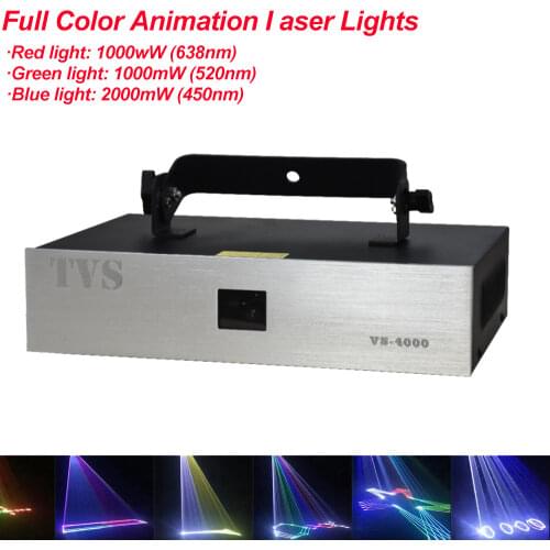 Disco Stage Light Sound DMX 3W LED DJ Light Auto-run Active Laser Projector with Controller For family party Bar night light