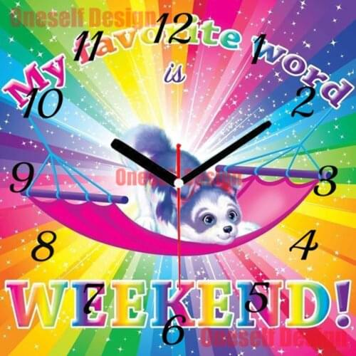 Top popular new style 5d diamond painting with clock 5d diamond embroidery sale with clock decoration home Christmas gift