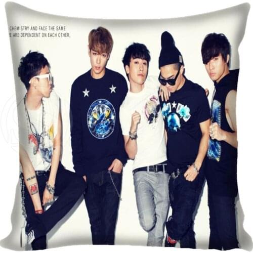 New arrival Hot Sale Bigbang Style throw Pillowcase Square Zippered Pillow Cover Custom Gift 40x40cm Drop Shipping