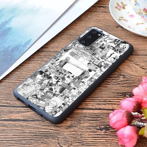 For Samsung Galaxy Haikyuu Manga Collage V2 Print Soft Matt Phone Case