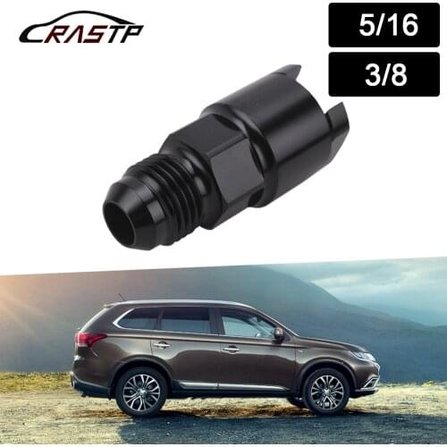 RASTP-LS1 / LT1 / LSx / Vortec -6 AN Male Adapter for 3/8" Racing Car Fuel Rail Inlet for 5/16" Fuel Rail Outlet RS-OFI027