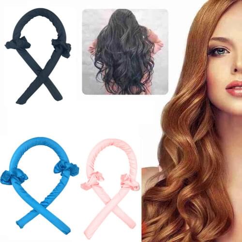 3 pcs/6 pcsHeatless Curling Rod Headband No Heat Curls Ribbon Sleeping Soft Headband Hair Curlers Rollers DIY Hair Styling Tools