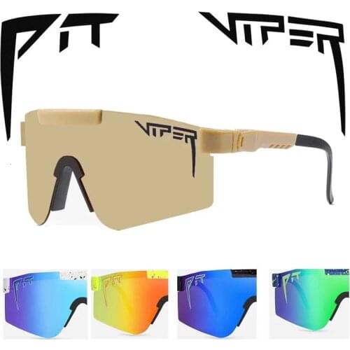 Original Pit Viper Sunglasses Men/Women TR90 Frame Flat Top Windproof Sport Polarized Sun Glasses 100% UV Mirrored Lens 25 Color