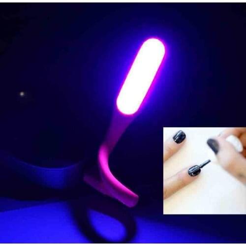 Nail Dryer Lamp 405nm LED UV Lamp Light Support USB Charger Nail Gel Machine NIN668